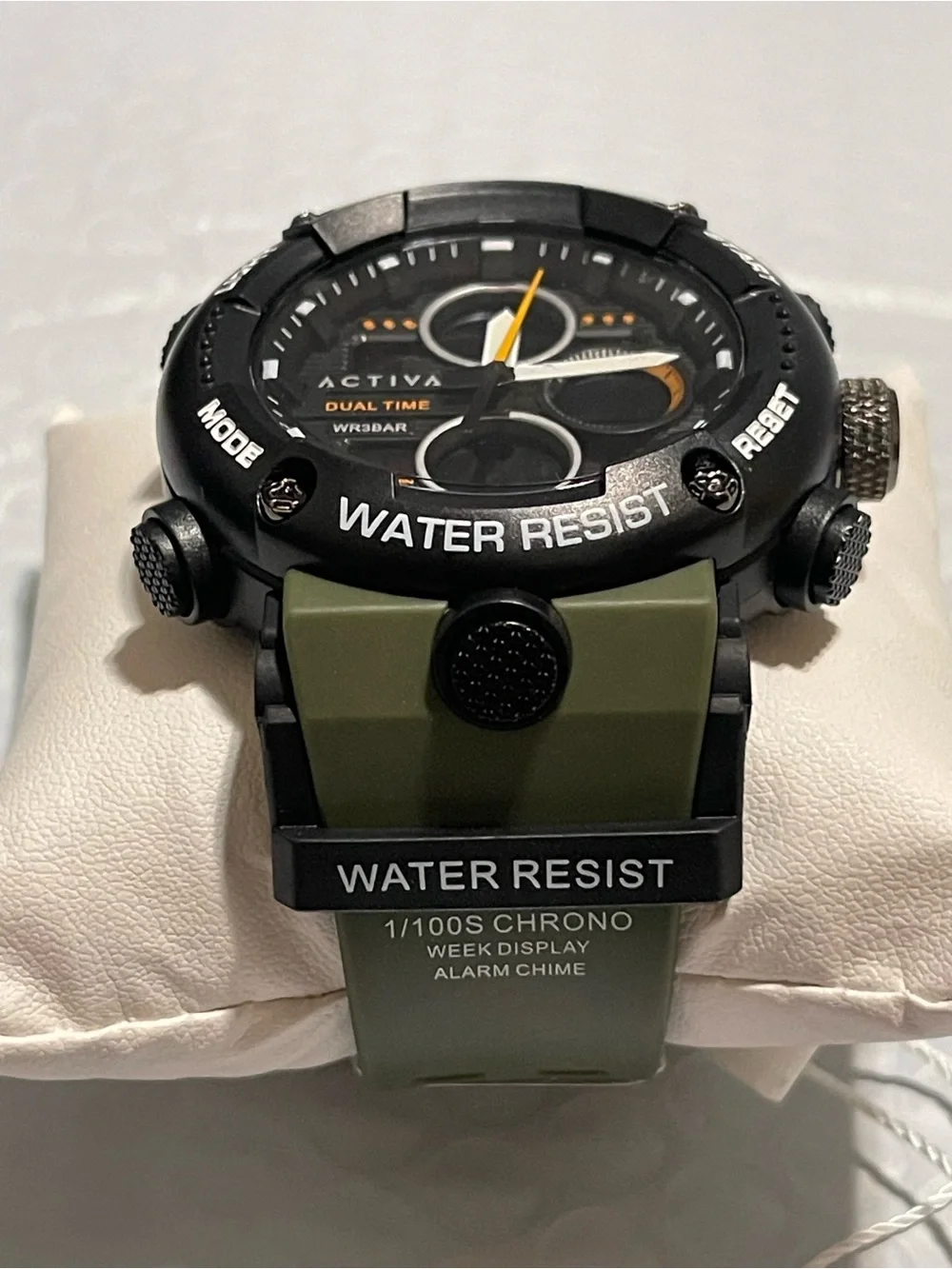 Activa X Invicta Digital & Analog Men's Watch - 52mm, Army Green
